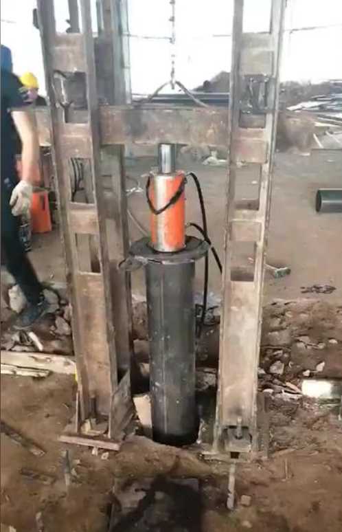 南阳镇平县钢管桩加固